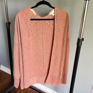 Daytrip peach cardigan